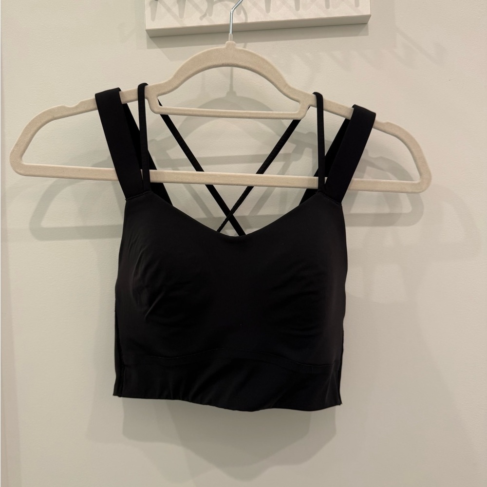 Lululemon Athletica Black Strappy Sports Bra